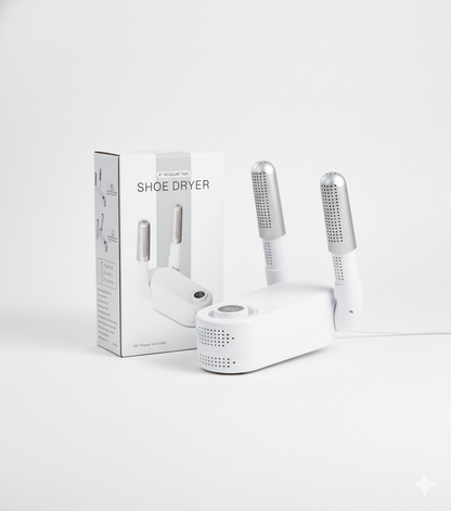 Electric Shoe Dryer with Smart Timer &amp; 360° Heat Circulation