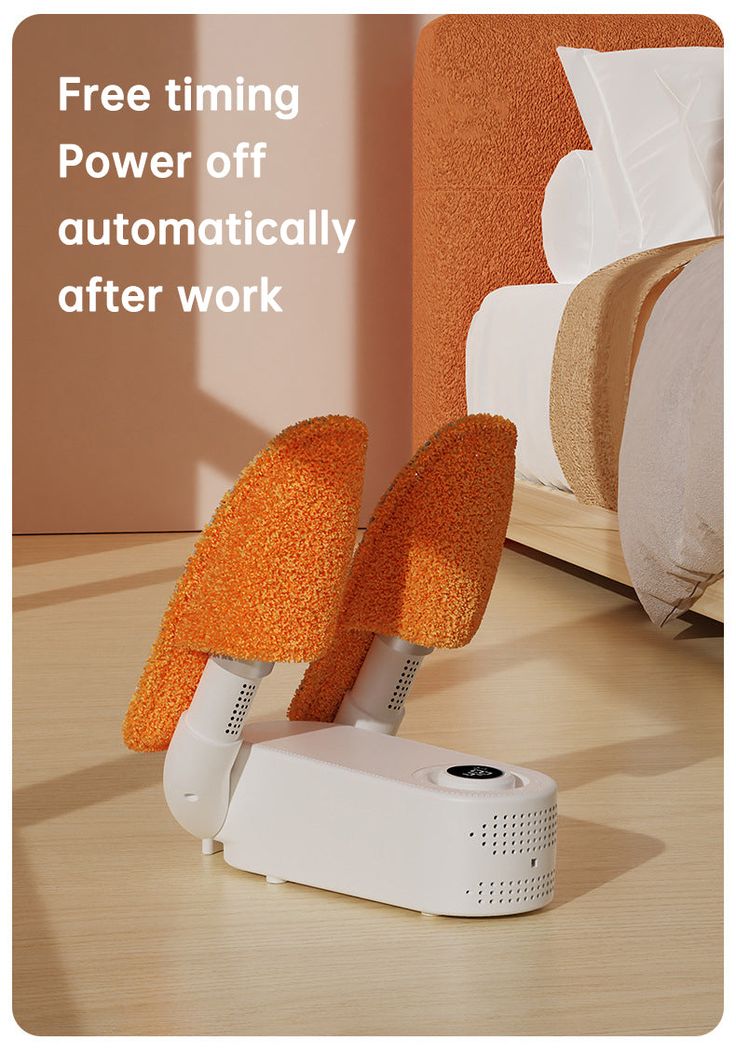 Electric Shoe Dryer with Smart Timer &amp; 360° Heat Circulation