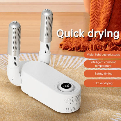 Electric Shoe Dryer with Smart Timer &amp; 360° Heat Circulation