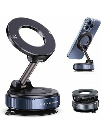 Vaccum Suction Magnetic  Phone Holder