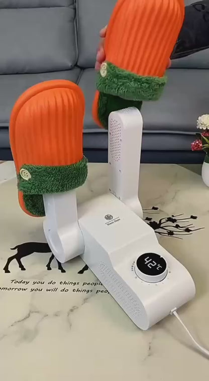 Electric Shoe Dryer with Smart Timer &amp; 360° Heat Circulation